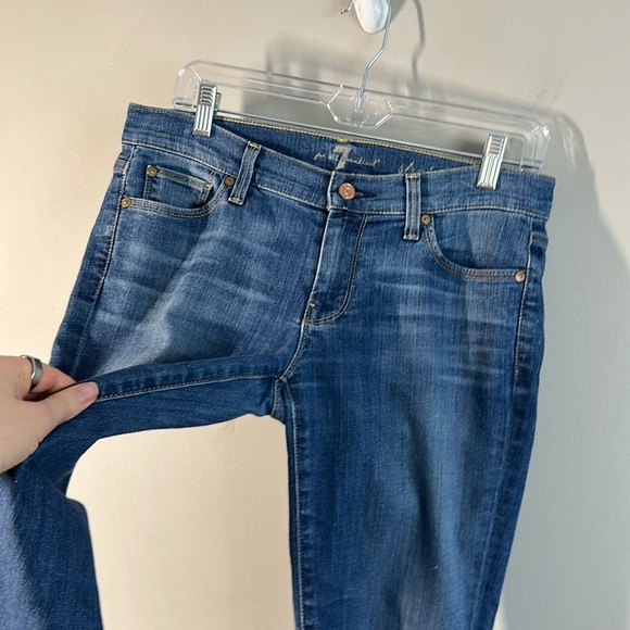 7 For All Mankind Straight Leg Jeans Size 28 - Picture 4 of 15